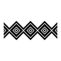 Geometric Diamond Border, Minimalist Pattern, Modern, Diamonds vector