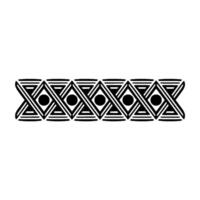 Geometric Tribal Border, Minimalist - Art vector
