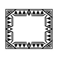 Geometric Radiance Art Deco Frame with Sunburst vector