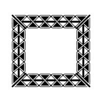 Geometric Celtic Frame, Minimalist , Textured Border vector