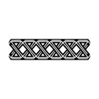 Geometric Border, Art Deco Pattern, Minimalist, Abstract vector