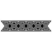Geometric Deco Border, Minimalist , Black White, Minimalism vector
