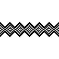 Geometric Zigzag Border, Minimalist, Diamond vector
