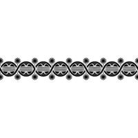 Geometric DNA Border, Minimalist Pattern, Subtle Glow vector