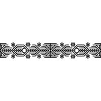 Geometric Tribal Border, Minimalist, Scandinavian vector