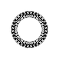 Geometric Circle Frame, Minimalist , Circular Motif, Outline vector