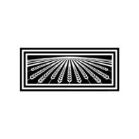 Geometric Wheat Radiance, Vintage Agricultural Emblem vector