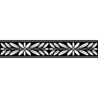 Elegant Laurel Border, Vintage Decorative Element, Ornamental vector