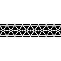 Geometric Border, Minimalist Pattern, Repeating vector