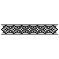 Geometric Border, Art Deco Pattern, Black White, Artdeco vector
