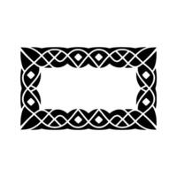 Intricate Celtic Border, Elegant , Minimalist Frame vector
