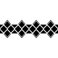 Geometric Diamond Border, Minimalist - Abstract vector