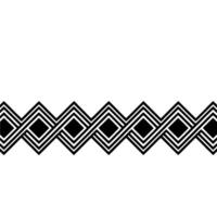 Geometric Border, Art Deco Pattern, Minimalist, Monochrome vector