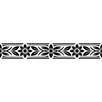 Elegant Floral Border, Vintage , Decorative Element, alternate version 51 vector
