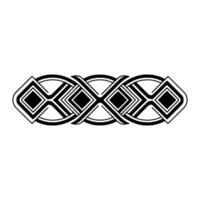 Geometric Celtic Knot, Minimalist , Abstract Pattern vector