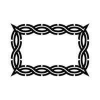 Intricate Celtic Border, Vintage , Elegant Frame vector