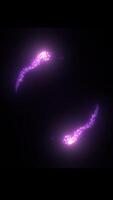 Glowing golden particle ring on a dark background, resembling an energy portal or cosmic circle video