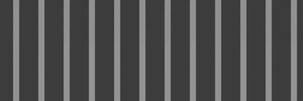 Itage pattern textile texture, free lines stripe. Frack seamless fabric vertical background in grey and white colors. vector