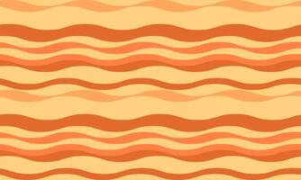Vibrant, wavy stripes in warm sunset hues create a cheerful, retroinspired pattern perfect for backgrounds, textiles, or website designs. vector