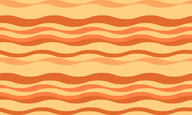 Vibrant, wavy stripes in warm sunset hues create a cheerful, retroinspired pattern perfect for backgrounds, textiles, or website designs.