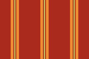 Aomplexity seamless texture textile, commercial fabric vertical pattern. Pintage lines background stripe in red and orange colors. vector
