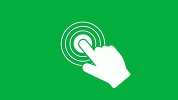 click animation with vibration effect video