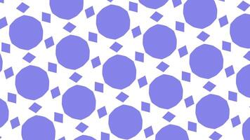 Blue White Geometric Abstract Seamless Pattern Loop Animation video