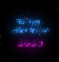 happy new year 2026 light effect background video
