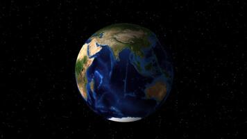 Sequential zoom into Earth revealing Argentina video