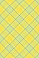 Vibrant yellow and pastel green plaid pattern. Perfect for cheerful backgrounds, textile designs, or springthemed projects. vector
