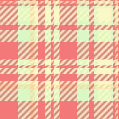 Pastel pink and yellow plaid pattern. Perfect for textile design, website backgrounds, or fashion projects. Subtle texture and soft color palette evoke a sense of calm and warmth.