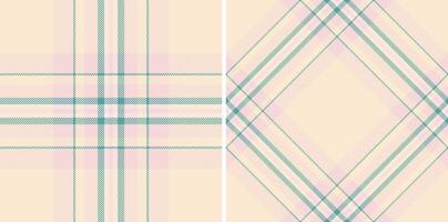 Soft pastel plaid patterns. Use for backgrounds, textiles, or designs needing a gentle, classic touch. Versatile for branding, web, and print projects. vector