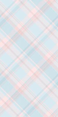 Pastel pink and blue diagonal plaid pattern. Subtle texture creates a soft, delicate feel, perfect for backgrounds, textiles, or feminine designs. Evokes calmness and serenity.