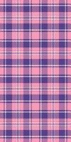 Clan pattern fabric , production check plaid seamless. Trend tartan textile texture background in indigo and red colors. vector