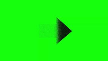 Grunge style horizontal arrow moving to the right. Perfect for motion graphics, tech videos, or directional overlays in edgy designs. video