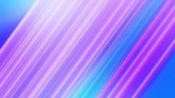 Smooth diagonal glowing lines in soft pink, purple and blue gradients. An elegant abstract background in motion, perfect for tech, fashion, presentations or modern visual design. Seamless looping video