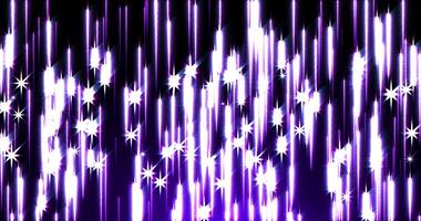 Futuristic vertical neon lines rising on a dark background. Glowing data streams video