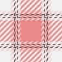Elegant pink and white plaid pattern. Perfect for textile design, fashion, websites, or branding. Subtle texture adds visual interest. vector