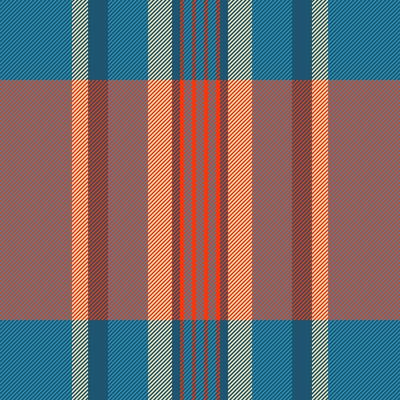 Vibrant plaid pattern in teal, orange, and brown hues. Ideal for textile design, fashion, or website backgrounds. This seamless texture offers a modern yet classic feel, evoking warmth and style.