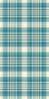 Various plaid background check, contemporary tartan textile texture. Rag seamless fabric pattern in cyan and light colors. vector