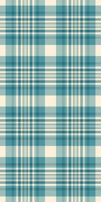 Various plaid background check, contemporary tartan textile texture. Rag seamless fabric pattern in cyan and light colors.