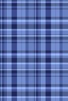 Elegant blue plaid pattern, perfect for textile designs, website backgrounds, or apparel projects. Its subtle texture and calming color palette evoke feelings of comfort and sophistication. vector