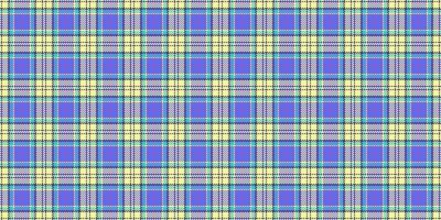 Realistic check plaid, infant texture fabric tartan. Lined pattern seamless textile background in indigo and lime colors. vector