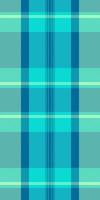 Vibrant teal and mint plaid pattern. Perfect for textile design, website backgrounds, or any project needing a fresh, modern aesthetic. vector