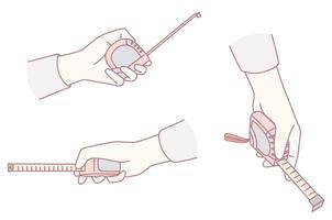 Learn Proper Techniques for Effectively Using a Measuring Tape in Various Projects vector