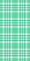 Wide plaid seamless pattern, overlayed check textile. Windowpane fabric tartan background texture in mint and light colors. vector