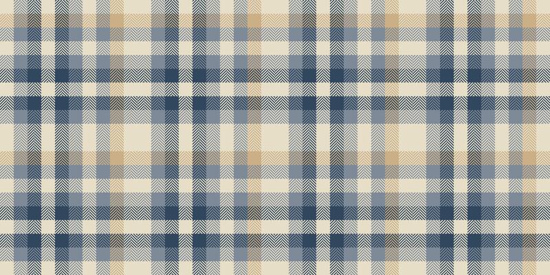 Subtle cream, blue, and beige plaid pattern. Perfect for textile design, website backgrounds, or crafting projects. This classic check evokes feelings of comfort and style.
