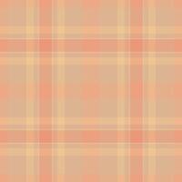 Subtle peach and beige plaid pattern. Perfect for backgrounds, textiles, or website design. Evokes warmth, calmness, and understated elegance. Versatile and adaptable to various design projects. vector