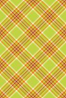 Adorable seamless textile pattern, tiny plaid check . Tradition fabric texture background tartan in lime and bright colors. vector
