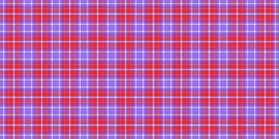Workshop check textile background, new texture pattern. Upscale tartan plaid seamless fabric in indigo and red colors. vector
